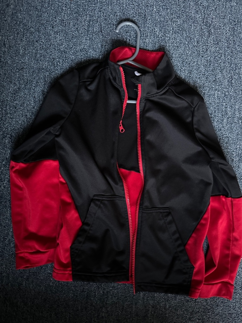 Athletic Works Black and Red Performance Track Jacket